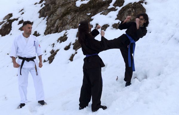 Karate Training Exercises in Iraq Karate Training Exercises in Iraq - Sputnik International