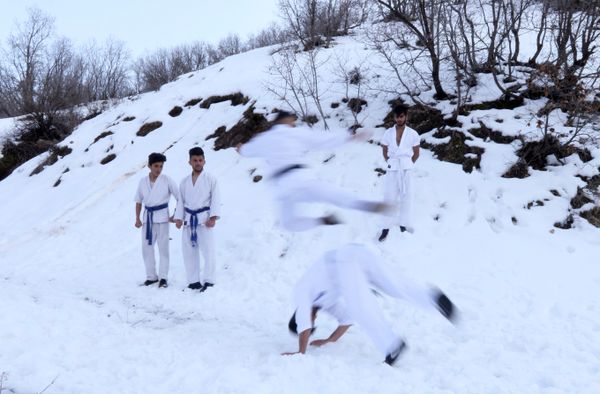 Karate Training Exercises in Iraq Karate Training Exercises in Iraq - Sputnik International