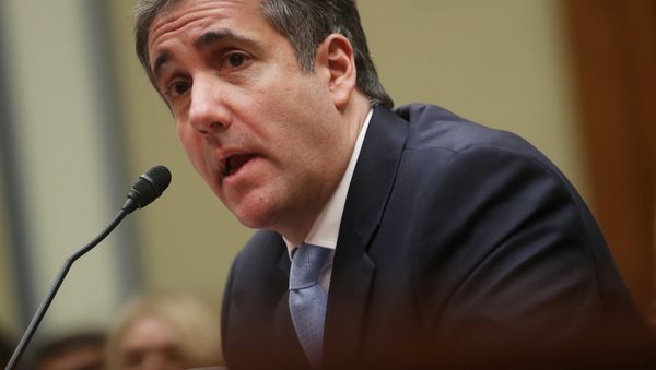 Michael Cohen, the former personal attorney of U.S. President Donald Trump, testifies before a House Committee on Oversight and Reform hearing on Capitol Hill in Washington, U.S., February 27, 2019 Michael Cohen, the former personal attorney of U.S. President Donald Trump, testifies before a House Committee on Oversight and Reform hearing on Capitol Hill in Washington, U.S., February 27, 2019 - Sputnik International