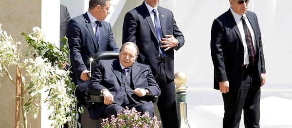 Algerian President Abdelaziz Bouteflika is seen in Algiers Algerian President Abdelaziz Bouteflika is seen in Algiers - Sputnik International