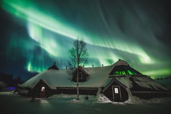 UFO, Tornado or Mushroom Cloud: Mesmerising View of Finland's Northern Lights - Sputnik International