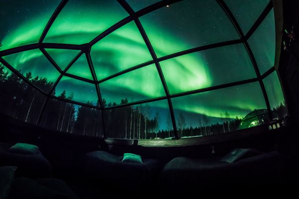 UFO, Tornado or Mushroom Cloud: Mesmerising View of Finland's Northern Lights - Sputnik International