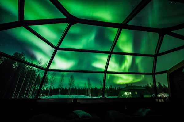 UFO, Tornado or Mushroom Cloud: Mesmerising View of Finland's Northern Lights - Sputnik International
