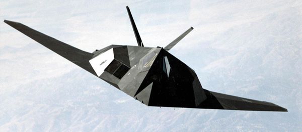 F-117 Nighthawk stealth fighter during a mission flight - Sputnik International