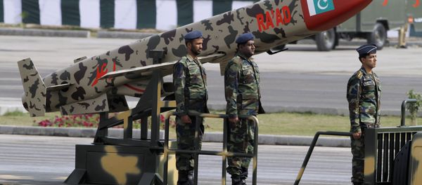A Pakistani-made Cruise missile Ra’ad is loaded on a trailer rolls down during a military parade to mark Pakistan's Republic Day in Islamabad, Pakistan, Wednesday, March 23, 2016 A Pakistani-made Cruise missile Ra’ad is loaded on a trailer rolls down during a military parade to mark Pakistan's Republic Day in Islamabad, Pakistan, Wednesday, March 23, 2016 - Sputnik International