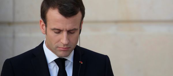 French President Emmanuel Macron and German Chancellor Angela Merkel (not pictured) attend a joint news conference at the Elysee Palace in Paris, France, February 27, 2019 French President Emmanuel Macron and German Chancellor Angela Merkel (not pictured) attend a joint news conference at the Elysee Palace in Paris, France, February 27, 2019 - Sputnik International