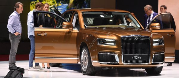 Aurus at the Geneva Motor Show. - Sputnik International