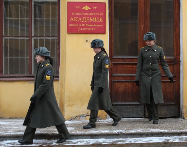 Female Cadets During Training at A.F. Mozhaysky Military-Space Academy - Sputnik International