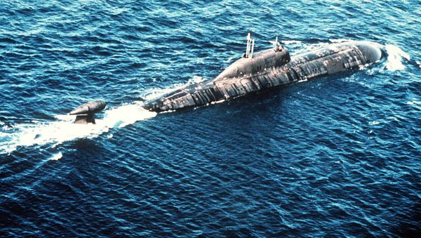 An Akula class submarine underway - Sputnik International
