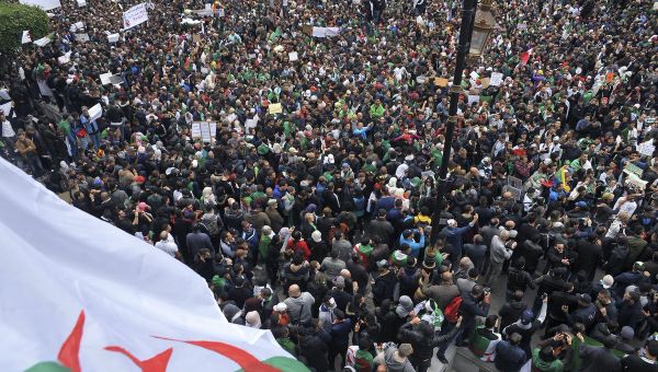 Protests in Algeria against president’s re-election bid Protests in Algeria against president’s re-election bid - Sputnik International