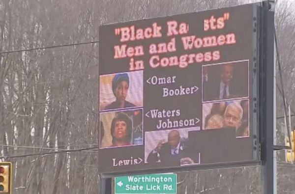 WPXI screenshot of Pennsylvania man's billboard targeting Black, Dem Reps WPXI screenshot of Pennsylvania man's billboard targeting Black, Dem Reps - Sputnik International