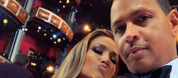 Jennifer Lopez and Alex Rodriguez during 2019 Oscars Ceremony - Sputnik International