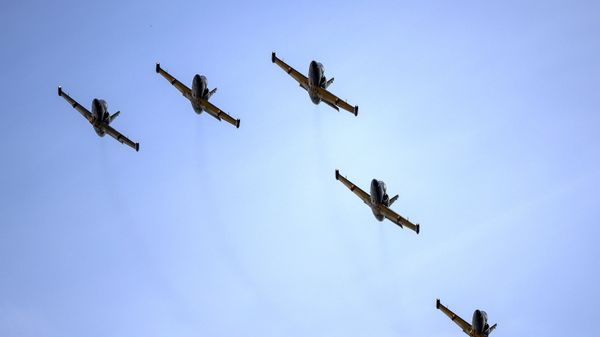Aerobatic team Rus on the Aero L-39 Albatross Aircraft - Sputnik International