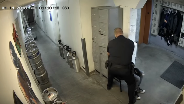 Denver cop punches man unconscious - Sputnik International