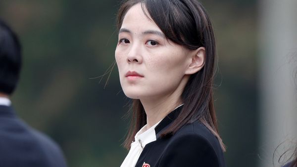 Kim Yo Jong, sister of North Korea's leader Kim Jong Un attends wreath laying ceremony at Ho Chi Minh Mausoleum in Hanoi, Vietnam March 2, 2019 - Sputnik International