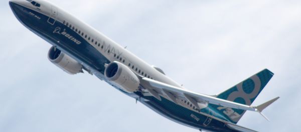 Boeing 737-8 MAX N8704Q at Farnborough Airshow 2016 Boeing 737-8 MAX N8704Q at Farnborough Airshow 2016 - Sputnik International