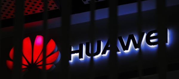 A logo of Huawei retail shop A logo of Huawei retail shop - Sputnik International