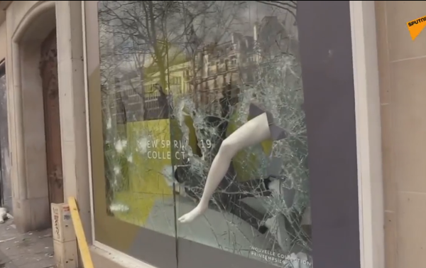 Yellow Vests protest in Paris 16 March Yellow Vests protest in Paris 16 March - Sputnik International