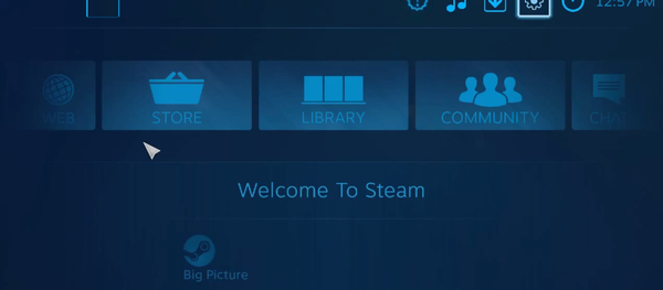 Default home screen for SteamOS Default home screen for SteamOS - Sputnik International