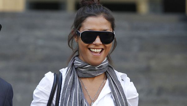 Imane Fadil smiles as she leaves court in Milan, Italy in 2011. Prosecutors have opened an investigation into the 2019 death of the Moroccan model who testified against ex-Premier Silvio Berlusconi - Sputnik International