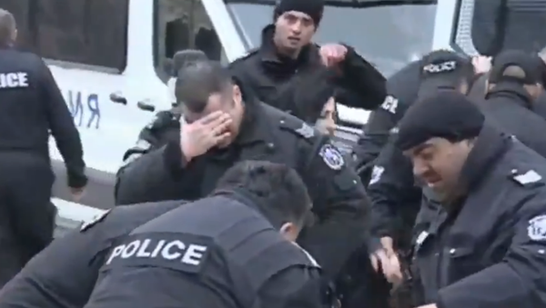 Bulgarian Police Mistakenly Pepper-Spray Themselves Instead of Protesters - Sputnik International