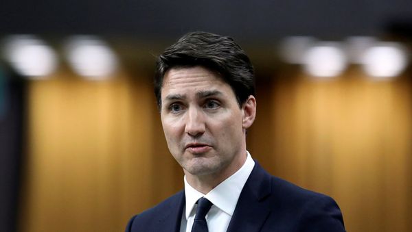 Canada's Prime Minister Justin Trudeau speaks during Question Period in the House of Commons on Parliament Hill in Ottawa, Ontario, Canada, March 18, 2019. - Sputnik International