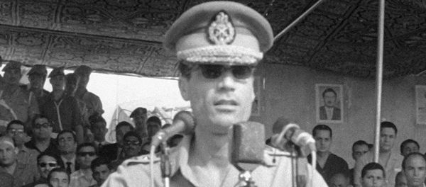 A young Muammar Gaddafi. - Sputnik International