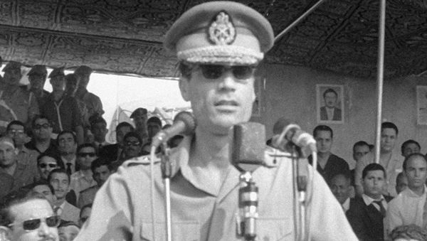 A young Muammar Gaddafi. A young Muammar Gaddafi. - Sputnik International