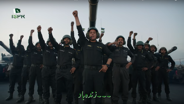 Pakistani troops featured in hit pop video by Sahir Ali Bagga. - Sputnik International