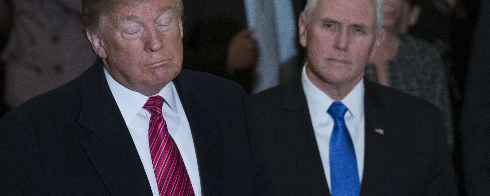 President Donald Trump gives his State of the Union address to a joint session of Congress, Tuesday, Feb. 5, 2019 at the Capitol in Washington, as Vice President Mike Pence, left, and House Speaker Nancy Pelosi look on.  - Sputnik International, 1920, 21.06.2022
