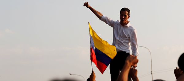 Venezuelan opposition leader Juan Guaido, who many nations have recognized as the country's rightful interim ruler, attends a rally in San Mateo Anzoategui, Venezuela March 22, 2019 - Sputnik International