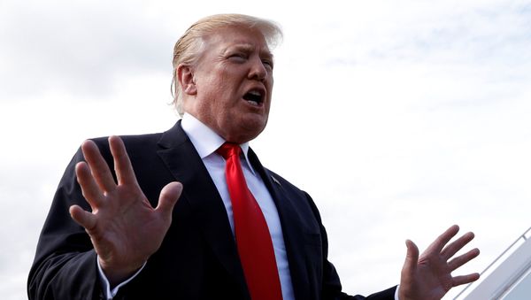 U.S. President Donald Trump departs from West Palm Beach, Florida - Sputnik International