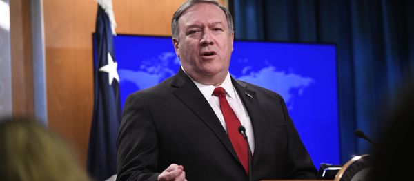 Secretary of State Mike Pompeo answers a question during a news conference on Tuesday, March 26, 2019, at the Department of State in Washington Secretary of State Mike Pompeo answers a question during a news conference on Tuesday, March 26, 2019, at the Department of State in Washington - Sputnik International