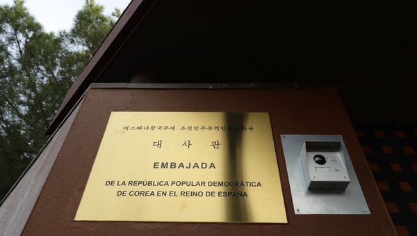 A view of North Korea's embassy in Madrid, Spain, Thursday, Feb. 28, 2019. - Sputnik International