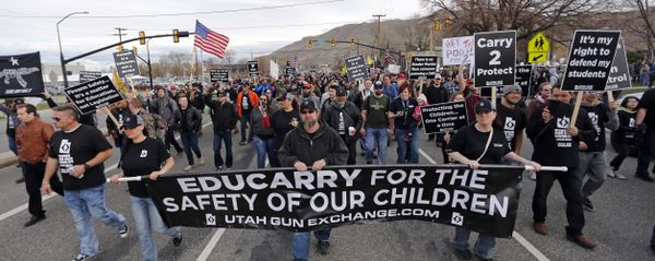 Pro-gun protesters in Utah Pro-gun protesters in Utah - Sputnik International