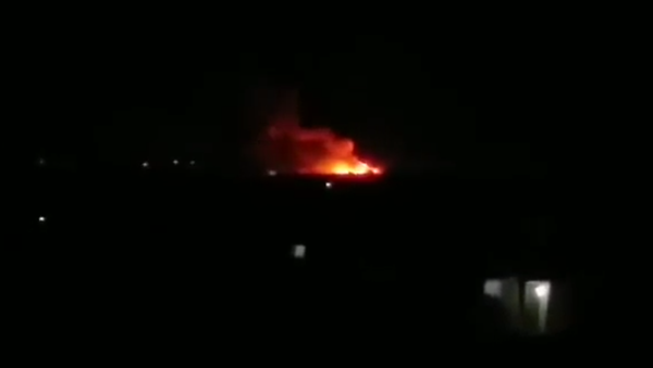 Fire in Aleppo Fire in Aleppo - Sputnik International