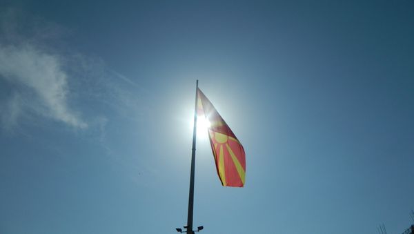North Macedonian flag - Sputnik International