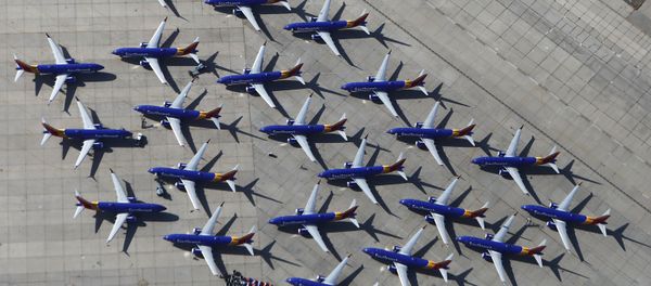 Самолеты Southwest Airlines Boeing 737 MAX в аэропорту в Викторвилле, штат Калифорния Самолеты Southwest Airlines Boeing 737 MAX в аэропорту в Викторвилле, штат Калифорния - Sputnik International