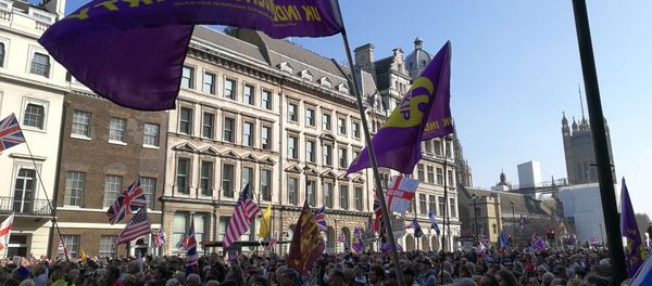 Protesters rally against delay of the Brexit process in London, the United Kingdom on 29 March, 2019 Protesters rally against delay of the Brexit process in London, the United Kingdom on 29 March, 2019 - Sputnik International