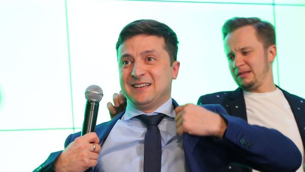 Presidential election in Ukraine 2019, Volodymyr Zelenskiy Presidential election in Ukraine 2019, Volodymyr Zelenskiy - Sputnik International