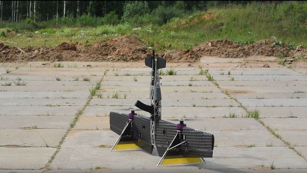 Russian Shotgun-Wielding Experimental Drone - Sputnik International
