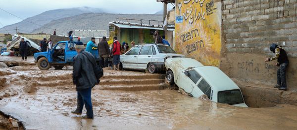 Damaged vehicles are seen after a flash flooding in Shiraz, Iran, March 26, 2019 Damaged vehicles are seen after a flash flooding in Shiraz, Iran, March 26, 2019 - Sputnik International