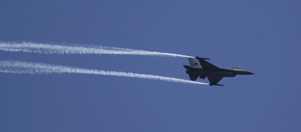 A Pakistani Air Force F-16 fighter jet performs an aerobatic stunt during a rehearsal for the upcoming Pakistan National Day parade in Islamabad, Pakistan, Wednesday, March 20, 2019 A Pakistani Air Force F-16 fighter jet performs an aerobatic stunt during a rehearsal for the upcoming Pakistan National Day parade in Islamabad, Pakistan, Wednesday, March 20, 2019 - Sputnik International