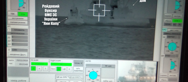Yani Kapu tugboat attacked by Don patrol boat Yani Kapu tugboat attacked by Don patrol boat - Sputnik International
