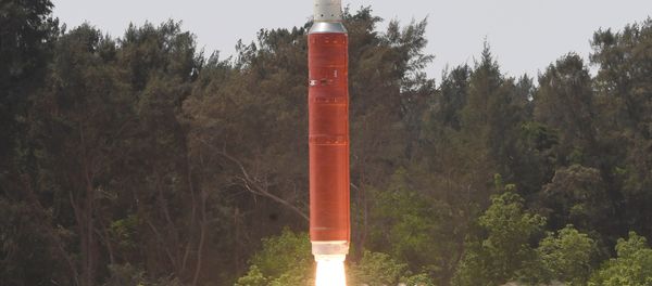 A Ballistic Missile Defence (BMD) Interceptor takes off to hit one of India's satellites in the first such test, from the Dr. A.P.J. Abdul Kalam Island, in the eastern state of Odisha, India, March 27, 2019 - Sputnik International