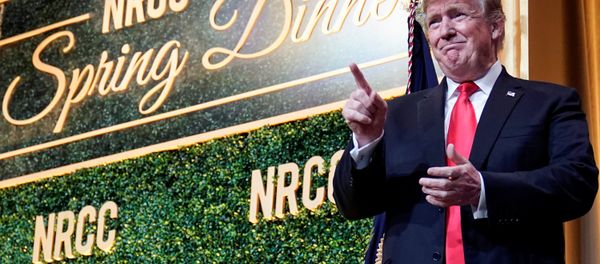 U.S. President Donald Trump arrives to speak at the National Republican Congressional Committee Annual Spring Dinner in Washington, U.S., April 2, 2019 U.S. President Donald Trump arrives to speak at the National Republican Congressional Committee Annual Spring Dinner in Washington, U.S., April 2, 2019 - Sputnik International
