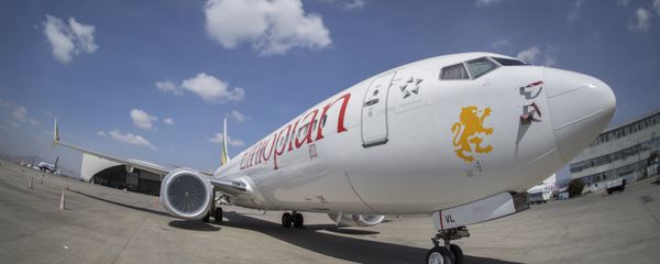 An Ethiopian Airlines Boeing 737 Max 8 sits grounded at Bole International Airport in Addis Ababa, Ethiopia 23 March  2019 - Sputnik International
