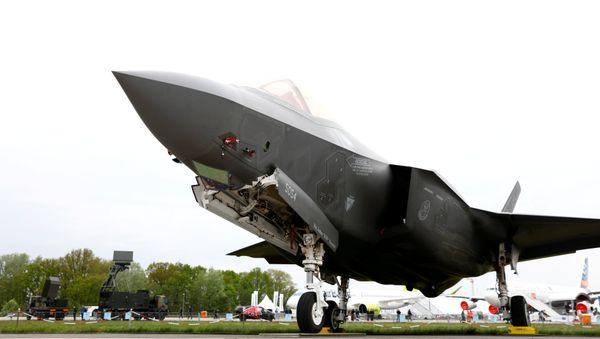 A Lockheed Martin F-35 aircraft is seen at the ILA Air Show in Berlin, Germany, April 25, 2018 A Lockheed Martin F-35 aircraft is seen at the ILA Air Show in Berlin, Germany, April 25, 2018 - Sputnik International