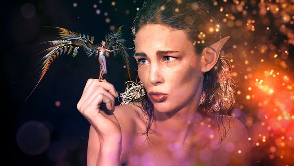 A model dressed as an elf - Sputnik International