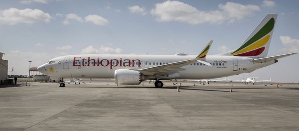 An Ethiopian Airlines Boeing 737 Max 8 sits grounded at Bole International Airport in Addis Ababa, Ethiopia Saturday, March 23, 2019 An Ethiopian Airlines Boeing 737 Max 8 sits grounded at Bole International Airport in Addis Ababa, Ethiopia Saturday, March 23, 2019 - Sputnik International